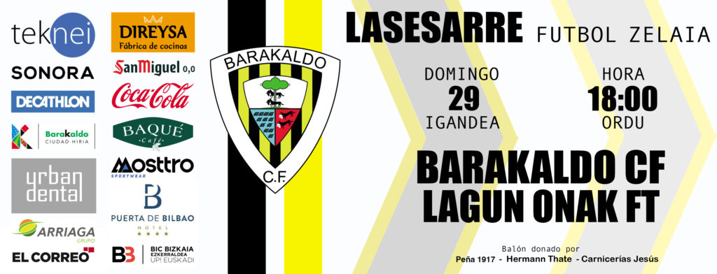 PREVIA: BARAKALDO CF - LAGUN ONAK FT (29-01, 18:00)