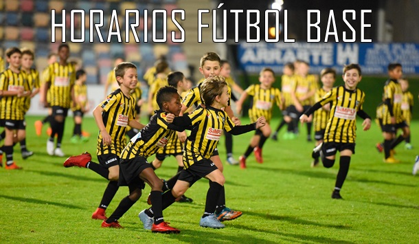 HORARIOS FUTBOL BASE
