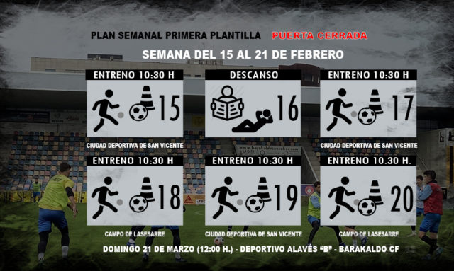 PLAN DE TRABAJO SEMANAL 15-21 MARZO