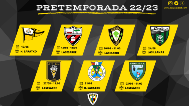 AMISTOSOS PRETEMPORADA