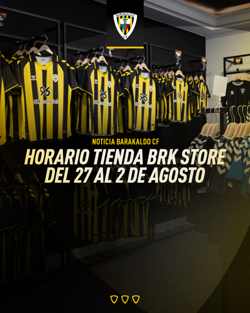 Horario de la tienda BRK Store hasta el 2 de agosto