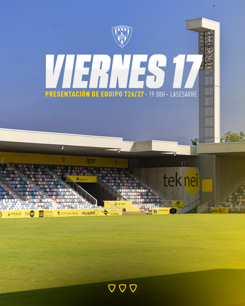 Presentación del equipo 26/27