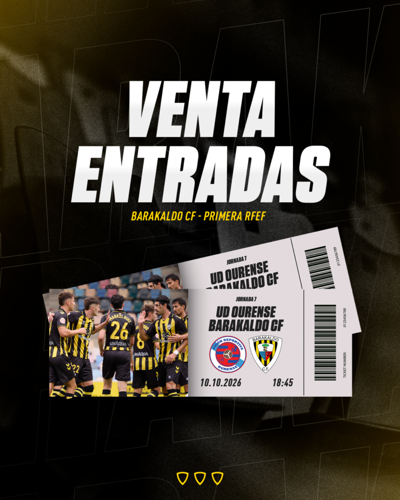 Entradas ya a la venta para el UD Ourense-Barakaldo CF